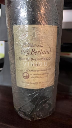 Bordeaux Moulis-en-Médoc Château Pey Berland 1997