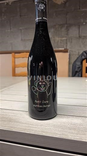 Vin Rouge sec Petit Ours Matthieu Barret 2024 France Vallée du Rhône Côtes-du-rhône AOC bio