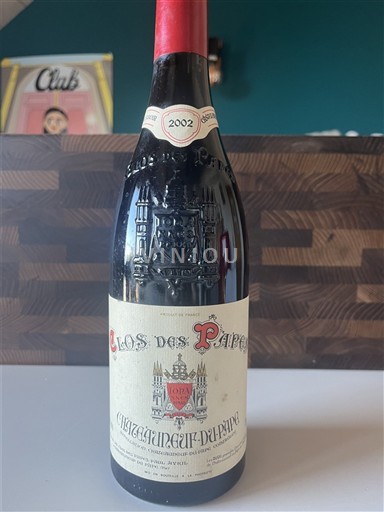 Thung lũng Rhône Châteauneuf-du-pape Clos des Papes 2002