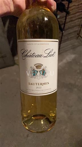 Burdeos Sauternes Château Liot 2022