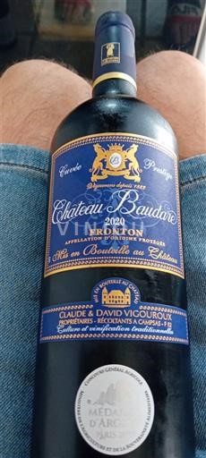Vin Rouge sec Cuvée Prestige Château La Boudane 2020 France Sud-Ouest Fronton AOC