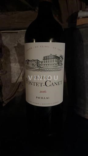 Bordeaux Pauillac Grand Cru Château Pontet-Canet 2016