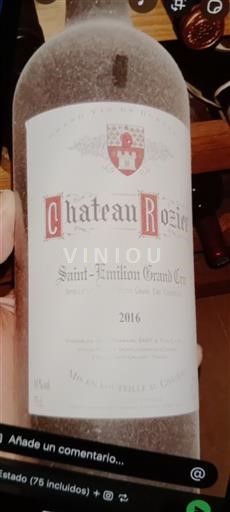 Bordeaux Saint-Émilion Grand Cru Grand Cru Château Rozier 2016
