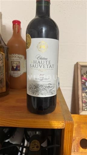 Burdeos Côtes-de-Bordeaux Château Haute Sauvetat 2017