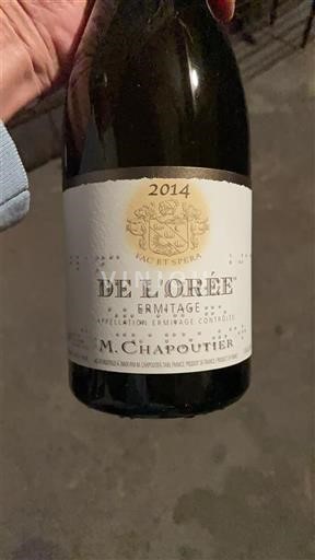Rhônedalen Hermitage M. Chapoutier De L'Orée 2014