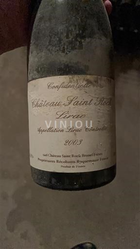 Rhônetal Lirac Château Saint Roch Confidentielle 2003