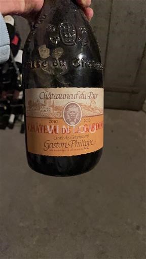 Rhônetal Châteauneuf-du-Pape Château La Gardine des Générations Gaston Philippe 2010