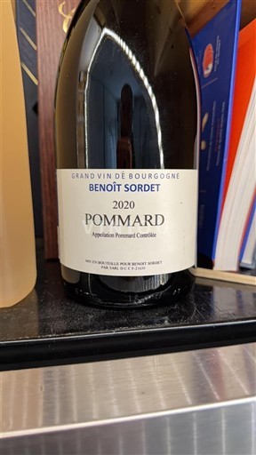 Borgogna Pommard Grand Cru Benoit Sordet 2020