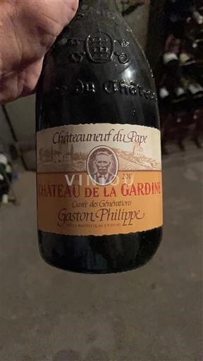 Rhônetal Châteauneuf-du-Pape Château La Gardine des Générations Gaston-Philippe 2011