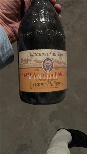 Rhônetal Châteauneuf-du-Pape Château La Gardine des générations Gaston Philippe 2012