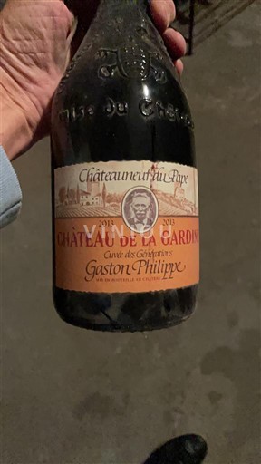Rhônetal Châteauneuf-du-Pape Château La Gardine des Générations Gaston Philippe 2013