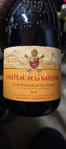 Valle del Ródano Châteauneuf-du-Pape. Château La Gardine 2016