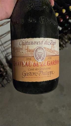 Rhônetal Châteauneuf-du-Pape Château La Gardine des Générations Gaston Philippe 2018