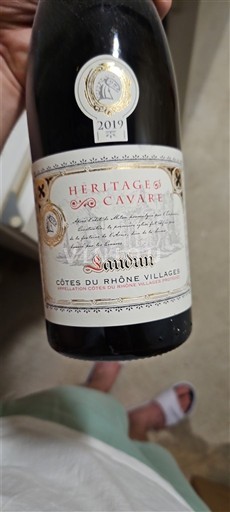 Rhône-dalen Côtes-du-Rhône-Villages Héritage du Cavares Laudun 2019