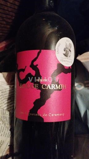 Roussillon Côtes do Roussillon Villages Les Vignerons de Caramany Réserve Rouge Carmin 2022