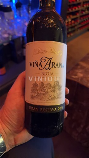 La Rioja Rioja La Rioja Alta Viña Arana Gran Reserva 2016