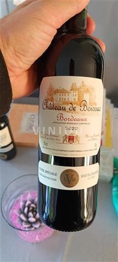 Bordeaux Château Boissac Spéciale 2022
