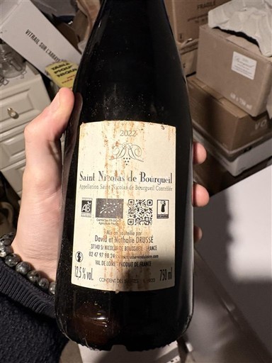 Loire Valley Saint-Nicolas-de-Bourgueil Nathalie et David Drussé Vieilles Vignes 2022