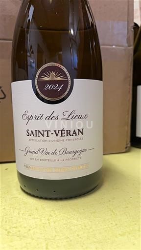 Bourgogne Saint-Véran Vignerons des Terres Secrètes Esprit des Lieux 2021