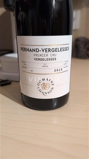 Borgoña Pernand-Vergelesses Premier Cru Domaine Chanson Vergelesses 2018