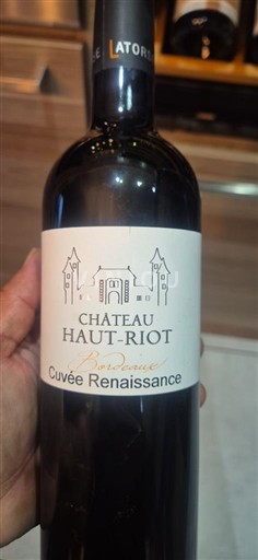 Bordeaux Château Haut-Riot Renaissance 2020