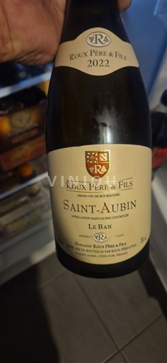 Burgundy Saint-Aubin Premier Cru Roux Père & Fils Le Ban 2022