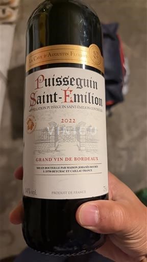 Bordeaux Puisseguin-Saint-Émilion La Cave Augustin Florent 2022