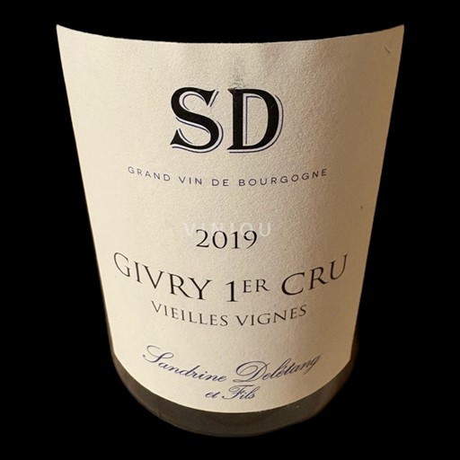 Bourgogne Givry Premier Cru Sandrine Delbroy & Fils Vieilles Vignes 2019