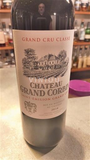 Burdeos Saint-Émilion Grand Cru Classe Château Grand Corbin 2016