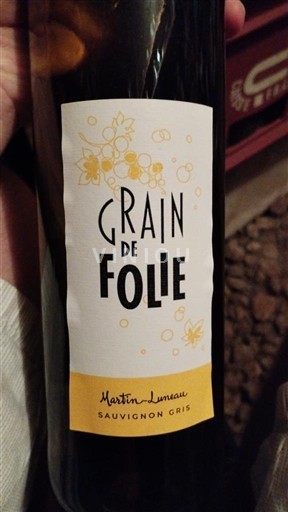 Thung lũng sông Loire Martin-Luneau Grain de Folie 2023