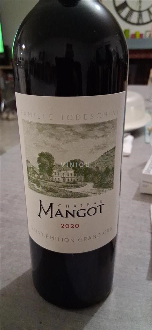 Bordeaux Saint-Émilion Grand Cru Château Mangot 2020