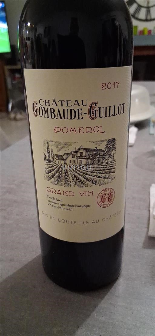 Bordeaux Pomerol Château Gombaude-Guillot 2017