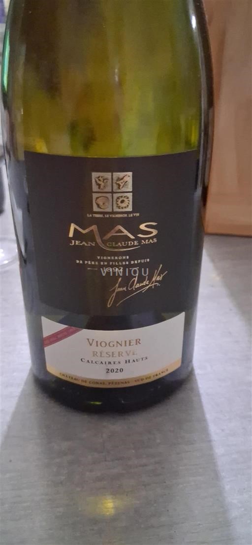 Languedoc Nicht spezifiziert Jean-Claude Mas Viognier Réserve 2020