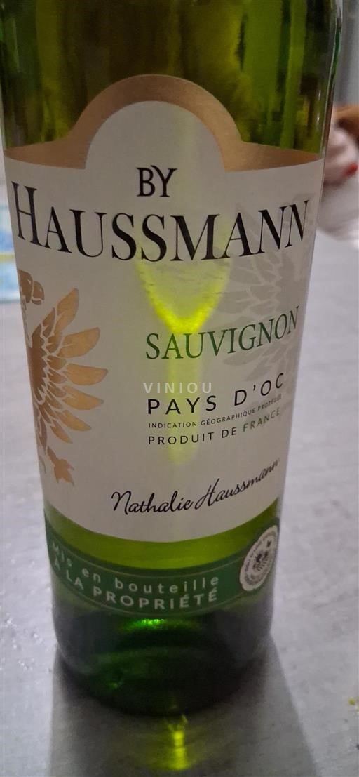 Languedoc-Roussillon Pays d'Oc By Haussmann Sauvignon Non-Vintage