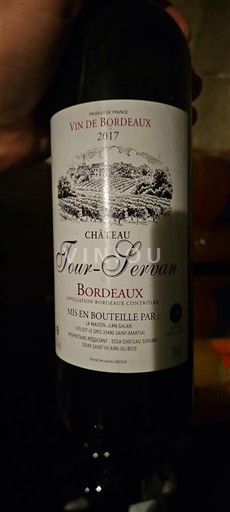 Bordeaux Château Tour-Servan 2017