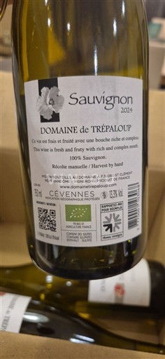 Languedoc ja Roussillon Cévennes Domaine Trépaloup Sauvignon 2024