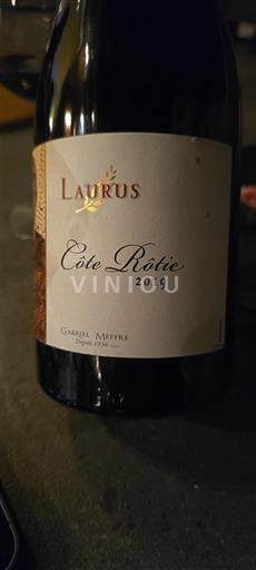 Vin Rouge sec Laurus Gabriel Meffre 2019 France Vallée du Rhône Côte-rôtie AOC