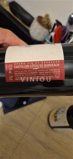 Bordeaux Castillon-côtes-de-bordeaux Loulou Et Caroline Mitjaville Ei vuosikertaa