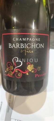 Champaña Champán Champagne Barbichon et Fils Passion Sin añada