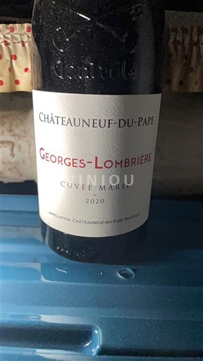 Vale do Ródano Châteauneuf-du-Pape Georges-Lombrière Marie 2020