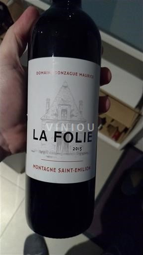 Burdeos Montagne-Saint-Émilion Domaine Gonzague Maurice La Folie 2015