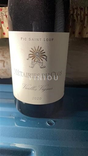 Languedoc Pic-saint-loup Clos Marie Métairies du Clos Vieilles Vignes 2020