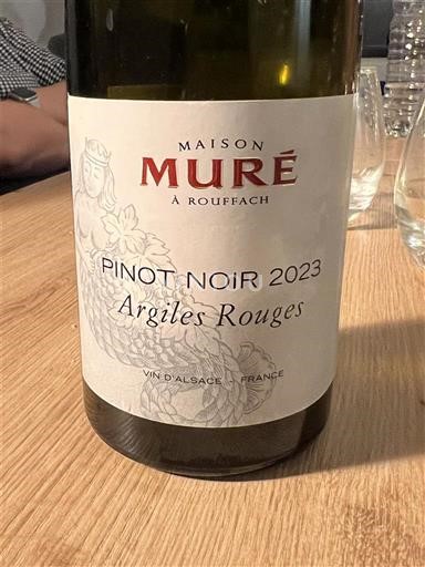 Alsace Maison Muré Argiles Rouges 2023