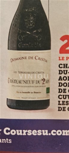 Rhônevallei Châteauneuf-du-Pape Domaine Cristia Les Terrasses de Cristia 2024