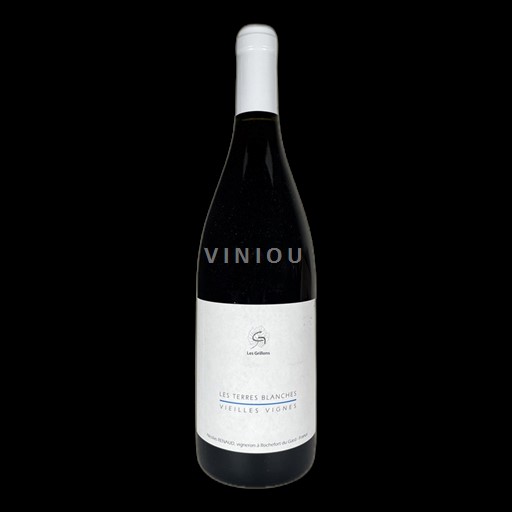 Vin Rouge sec Les Terres Blanches Vieilles Vignes Le Clos Des Grillons 2021 France Vallée du Rhône Vin de France bio
