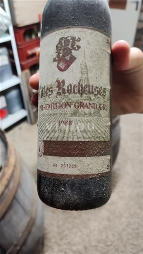 Burdeos Saint-Émilion Gran Cru Grand Cru Côtes Rocheuses 1988