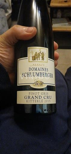 Alsace Ospecificerad Grand Cru Domaine S Schlumberger Kitterlé 2015