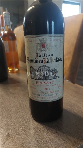 Bordéus Fronsac Château Bourdieu La Valade 2011