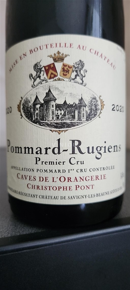 Borgoña Pommard Premier Cru Caves de l'Orangerie Pommard-Rugiens 2020