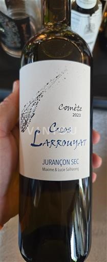 Sudoeste Jurançon Clos Larrouyat Comète 2023